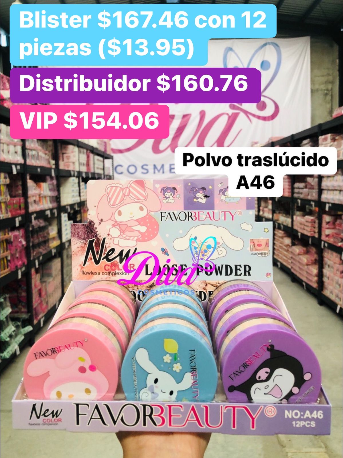 POLVO TRASLUCIDO A46 B/12