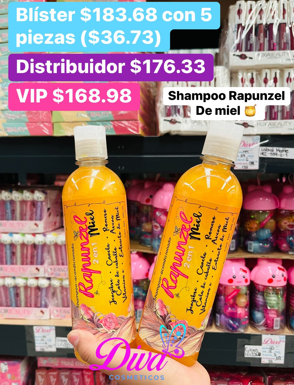 SHAMPOO RAPUNZEL MIEL B/5