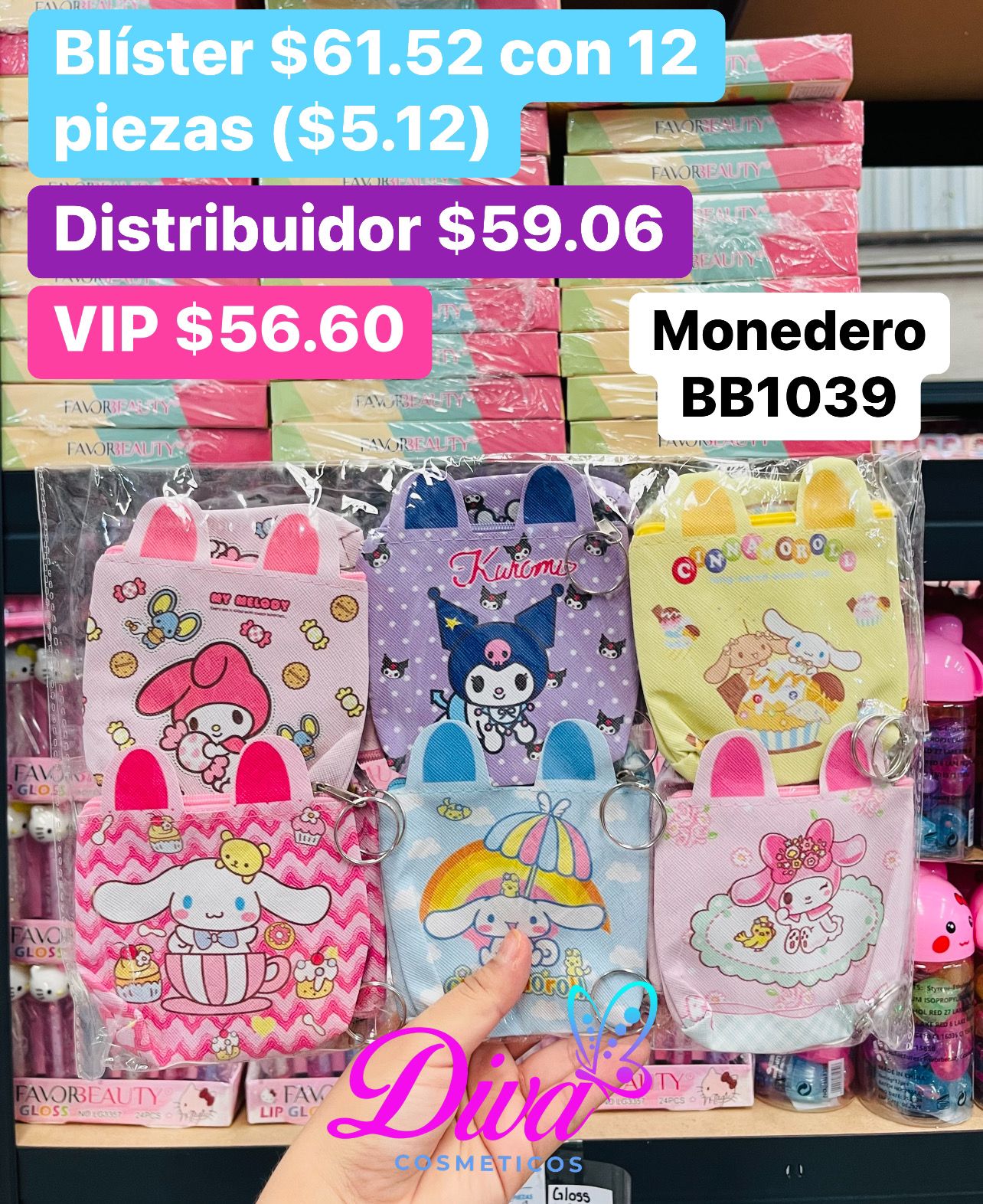 MONEDERO BB1039 B/12