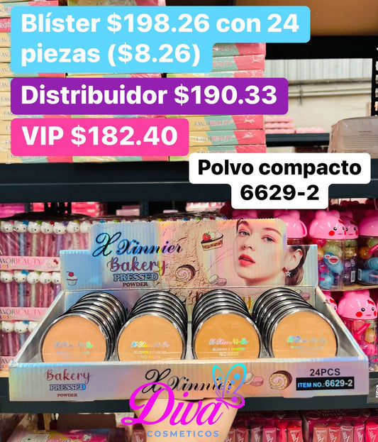 POLVO COMPACTO 6629-2 B/24