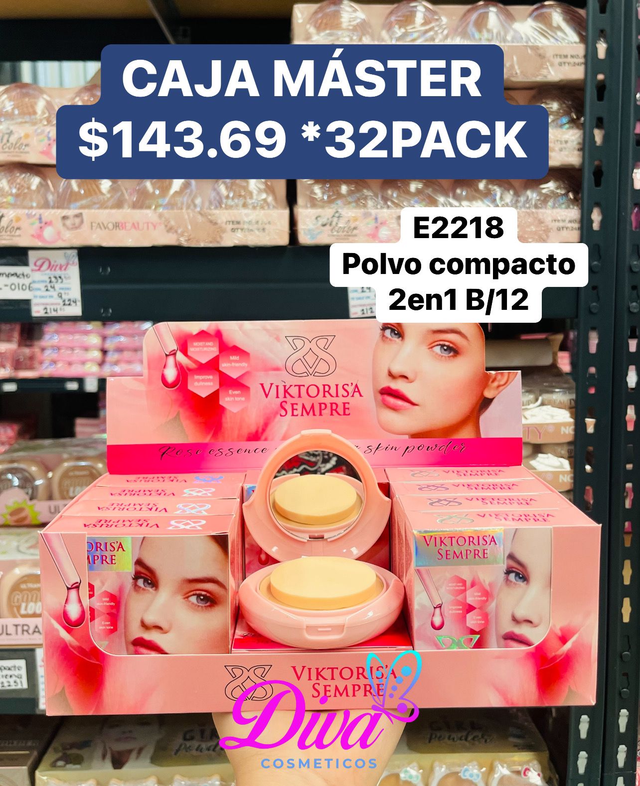 POLVO COMPACTO E2218 C/32 PACK