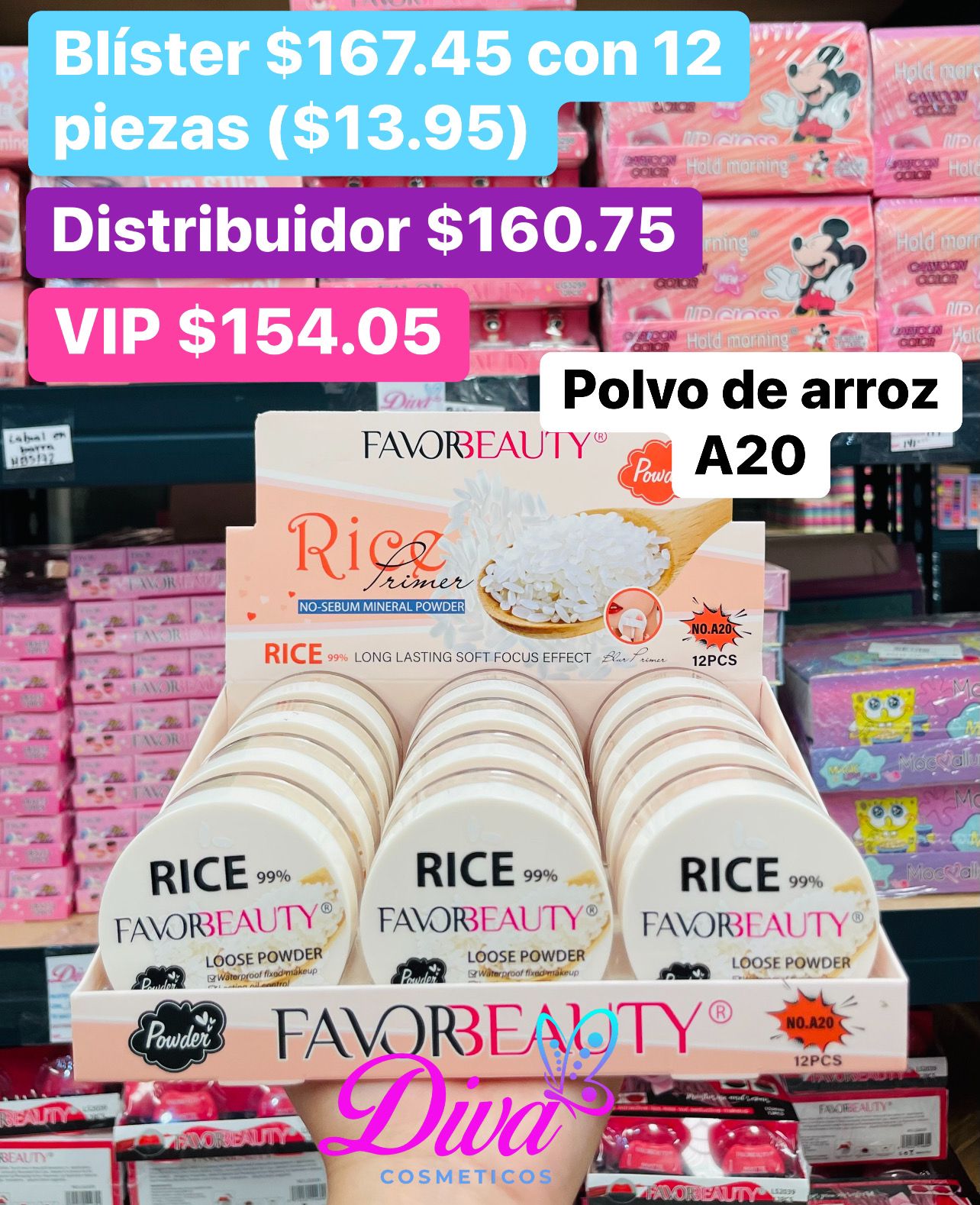 POLVO DE ARROZ A20 B/12