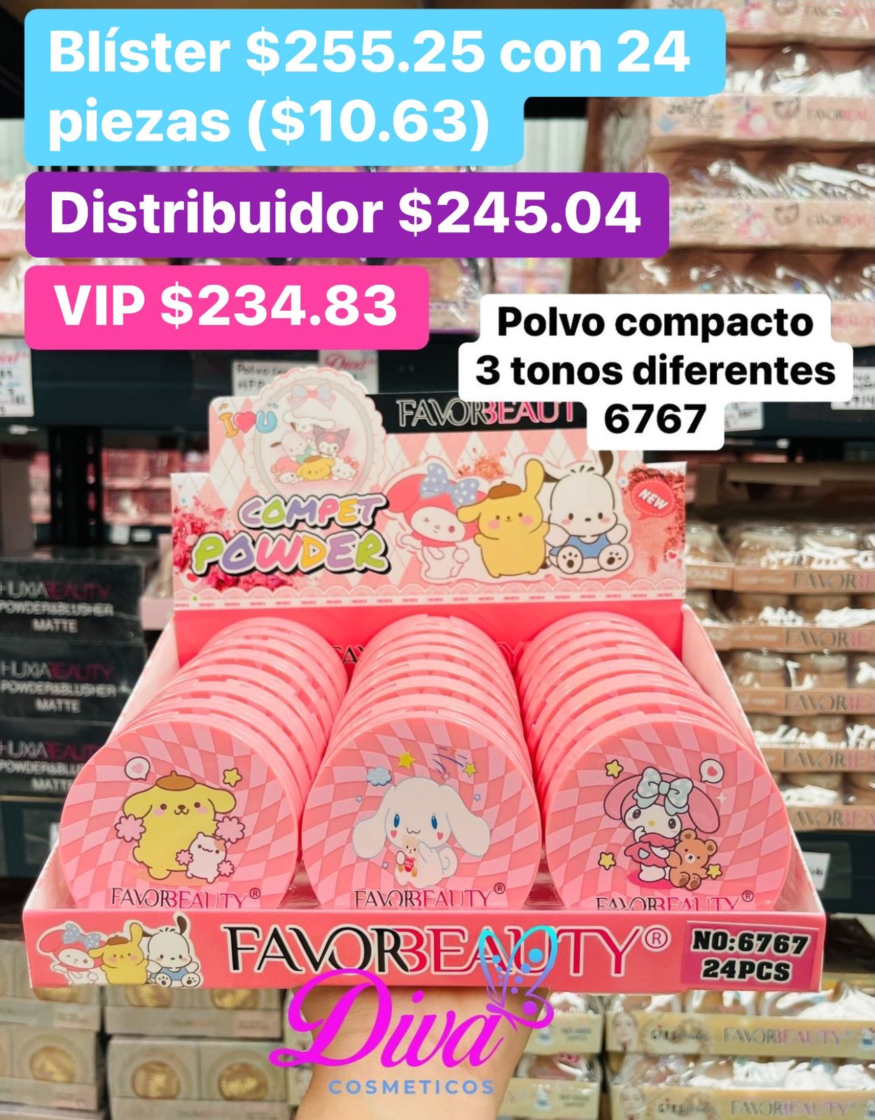 POLVO COMPACTO 6767 B/24