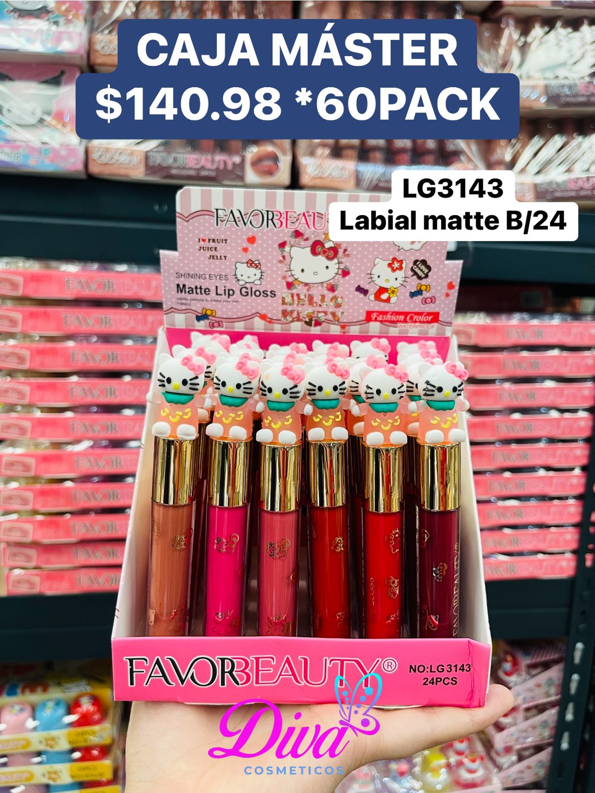 LABIAL KITTY LG3143 C/60 PACK