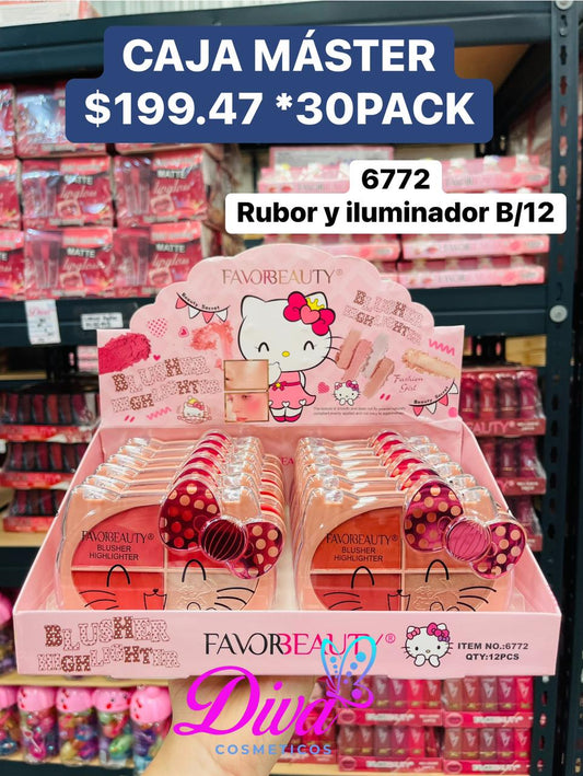 RUBOR/ILUMINADOR 6772 C/30 PACK