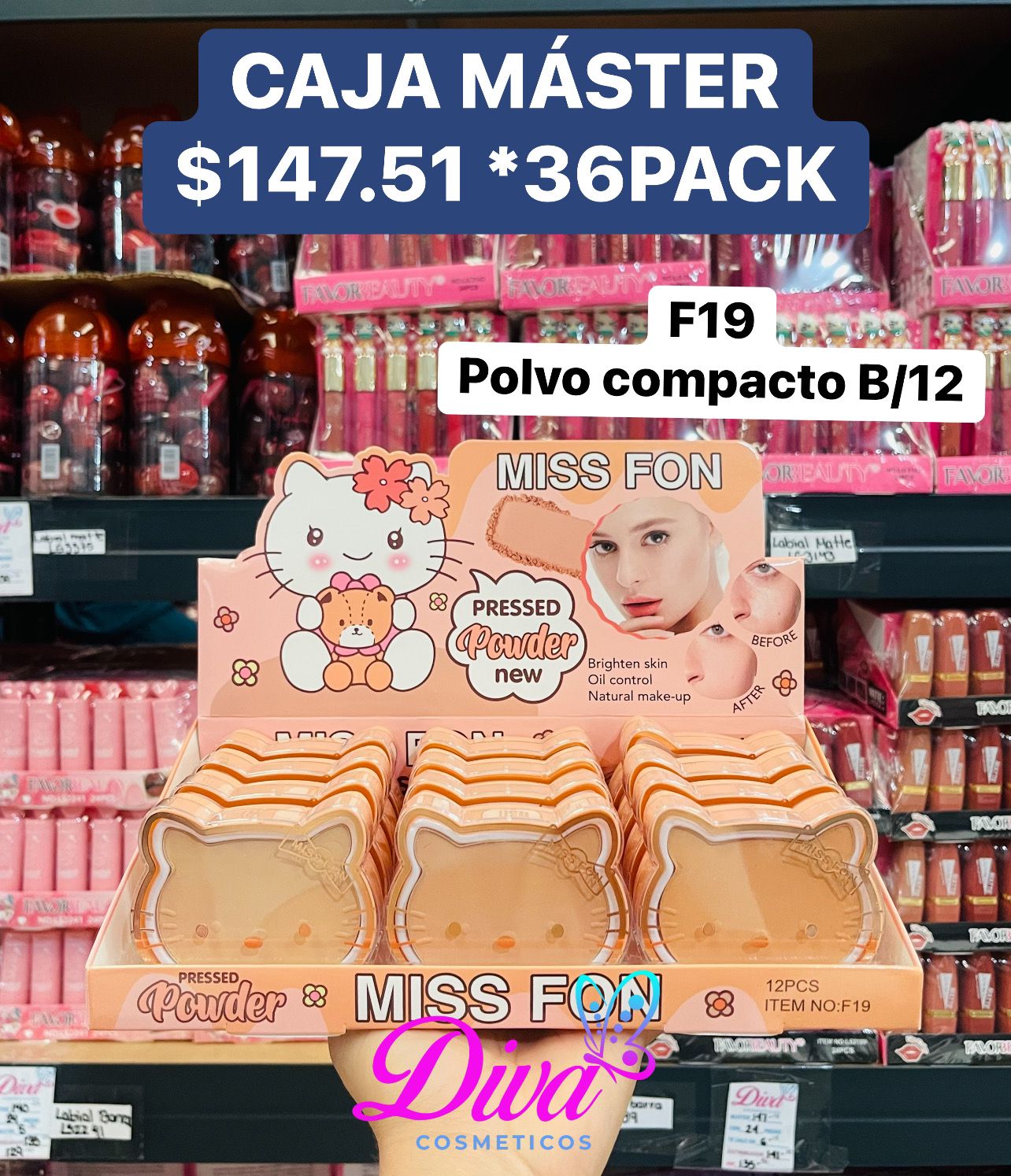 POLVO COMPACTO F19 C/36 PACK