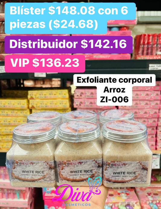 EXFOLIANTE ARROZ B/6