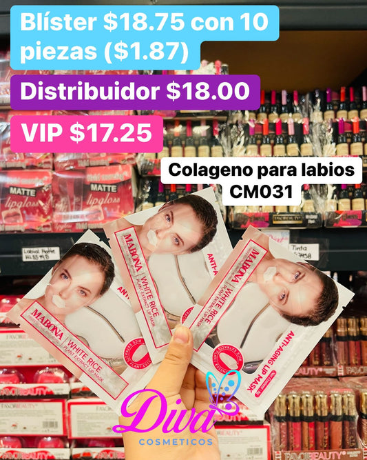 COLAGENO PARA LABIOS B/10