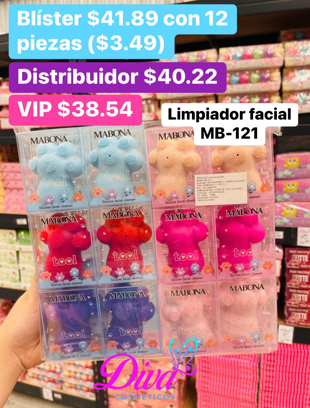 LIMPIADOR FACIAL MB-121 B/12