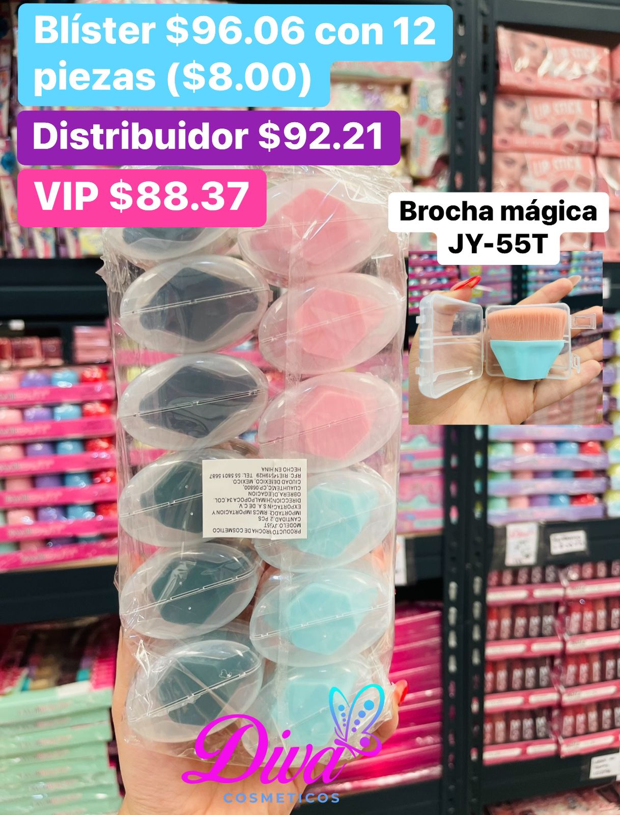 BROCHA MAGICA JY-55T B/12