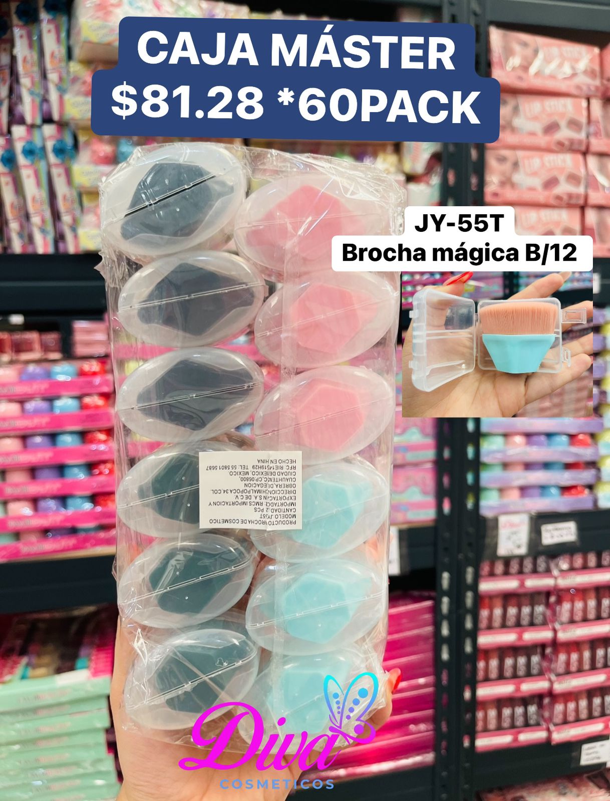 BROCHA MAGICA JY-55T C/60 PACK