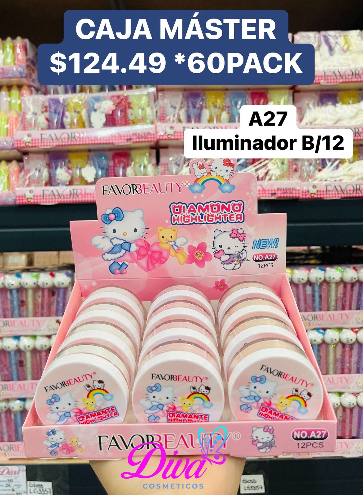 ILUMINADOR KITTY A27 C/60 PACK