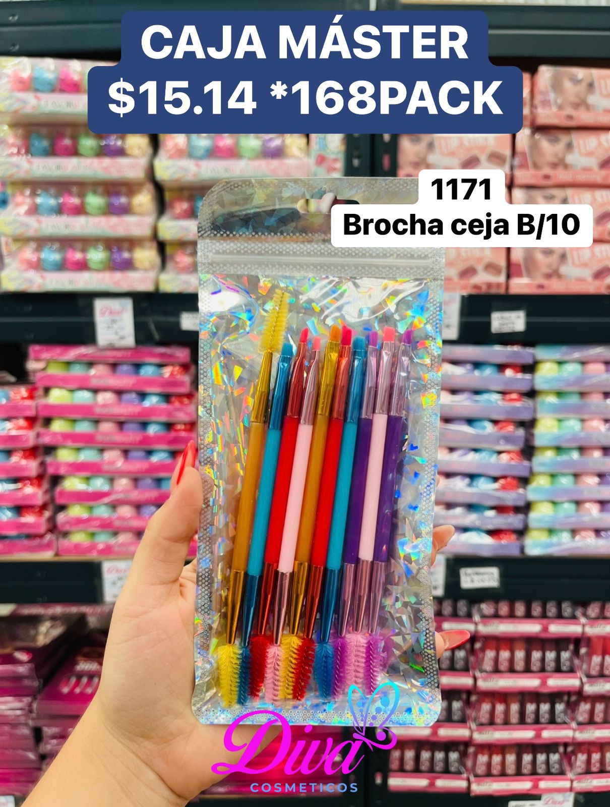 BROCHA CEJA 1171 C/168 PACK