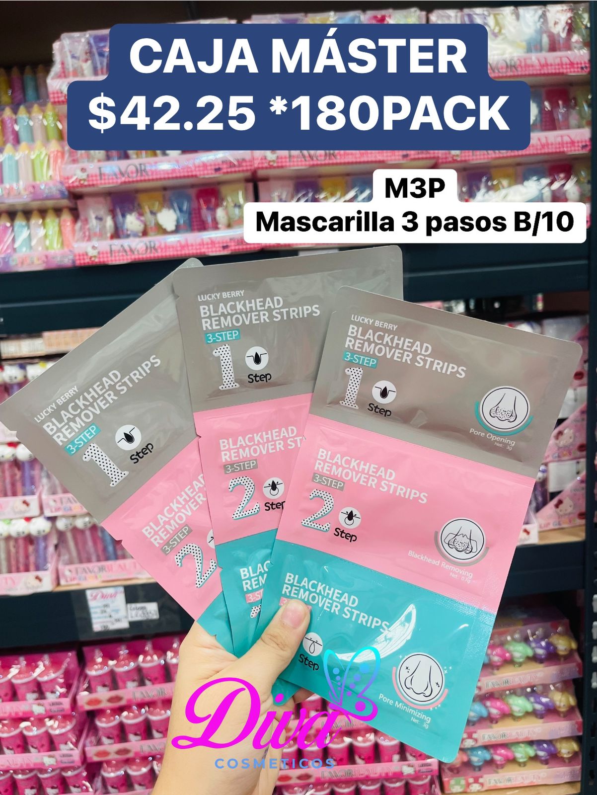 MASCARILLA 3 PASOS C/180 PACK