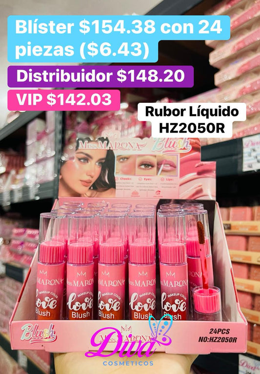 RUBOR LIQUIDO HZ2050R B/24