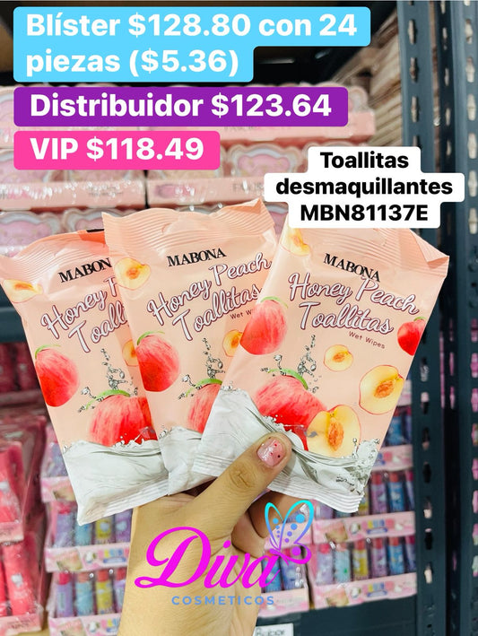 TOALLITAS DESMAQUILLANTES MBN81137E B/24