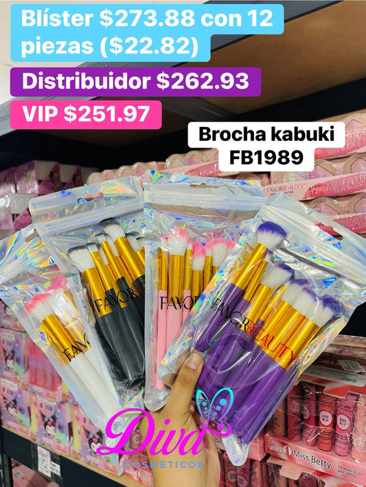 BROCHA KABUKI FB1989 B/12