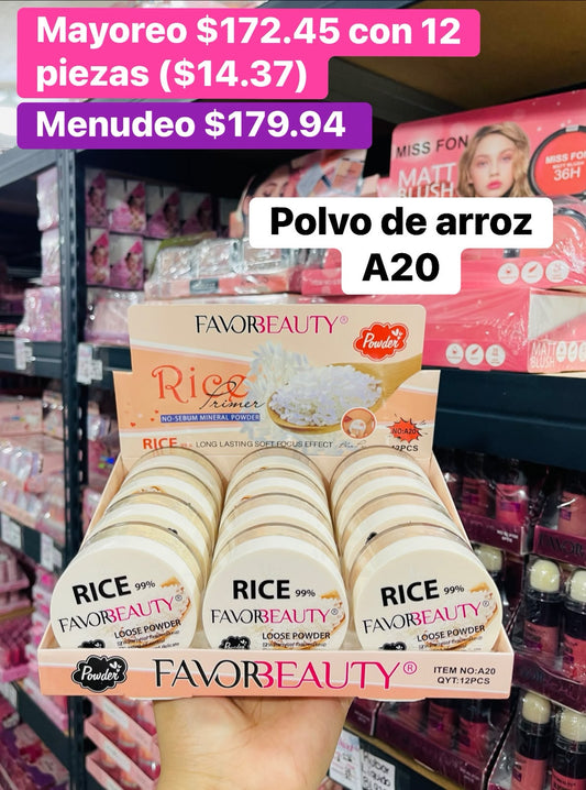 POLVO DE ARROZ A20 B/12