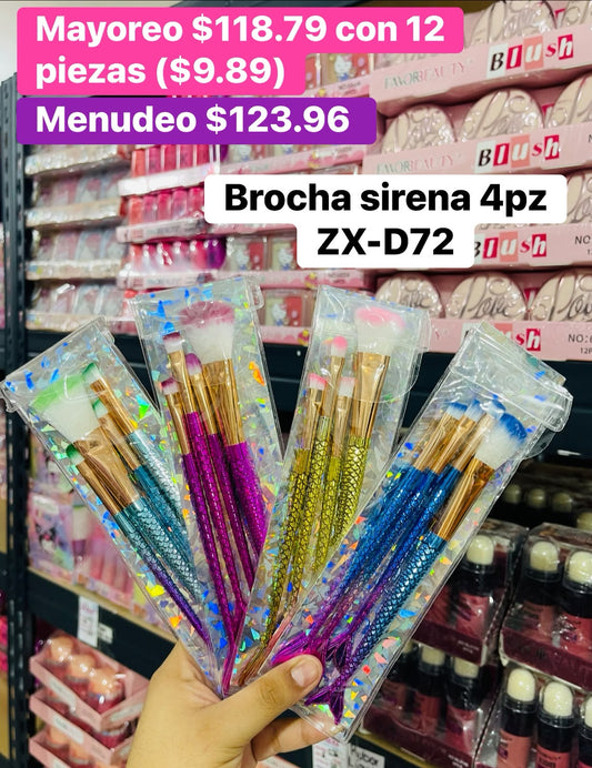 BROCHA SIRENA ZX-D72 B/12