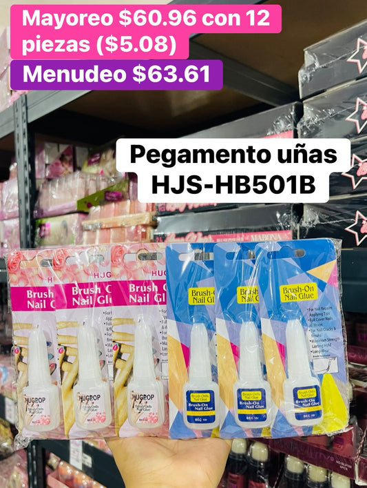 PEGAMENTO UÑAS HJS-HB501 B/12
