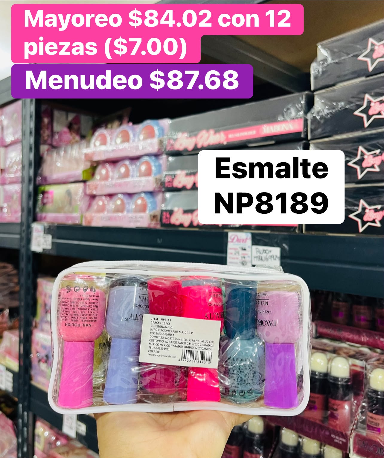 ESMALTE NP8189 B/12