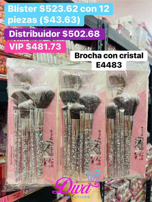 BROCHA CRISTAL E4483 B/12