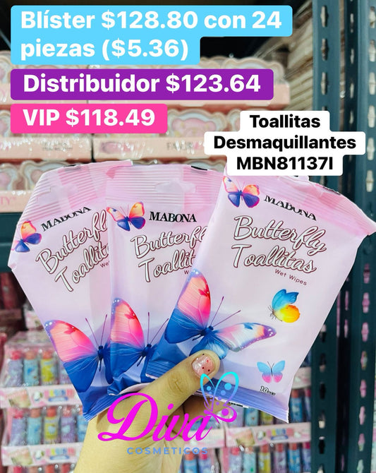 TOALLITAS DESMAQUILLANTES MBN81137I B/24