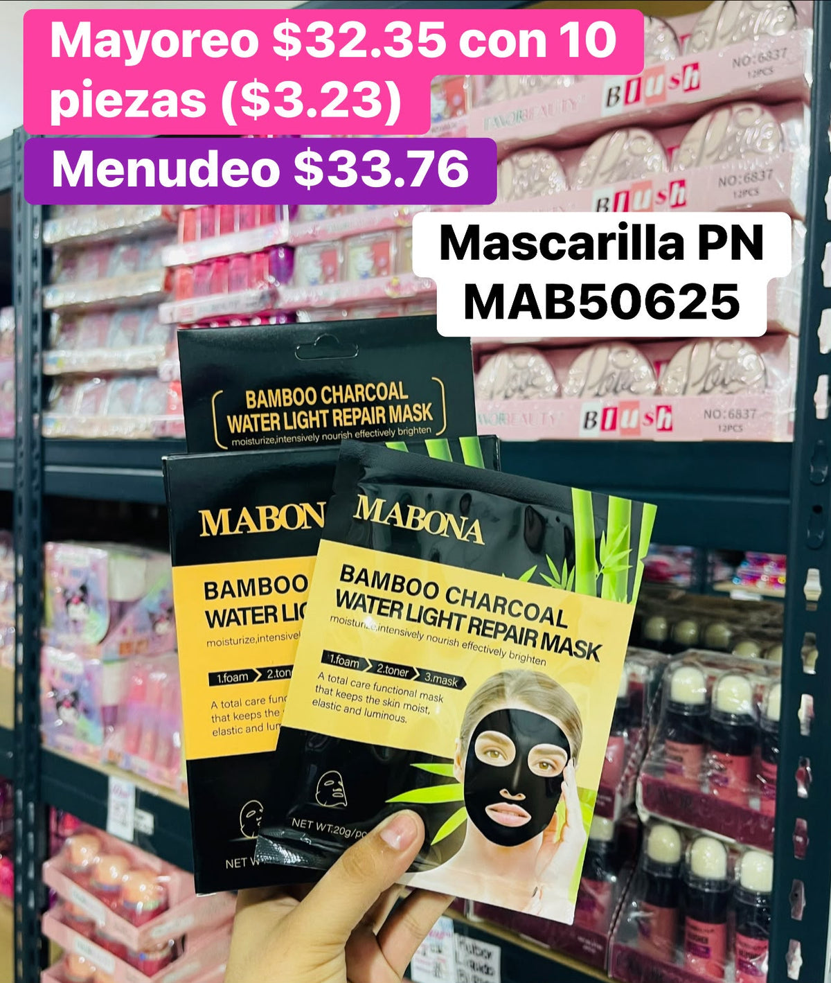 MASCARILLA PN MAB50625 B/10