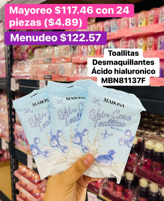 TOALLITAS DESMAQUILLANTES MBN81137F B/24