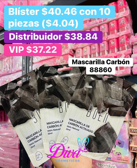 MASCARILLA 88860 CARBON B/10