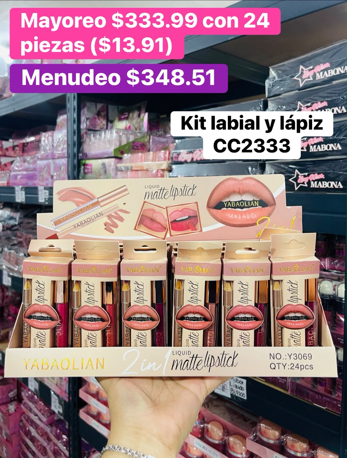 KIT LABIAL/LAPIZ CC2333 B/24
