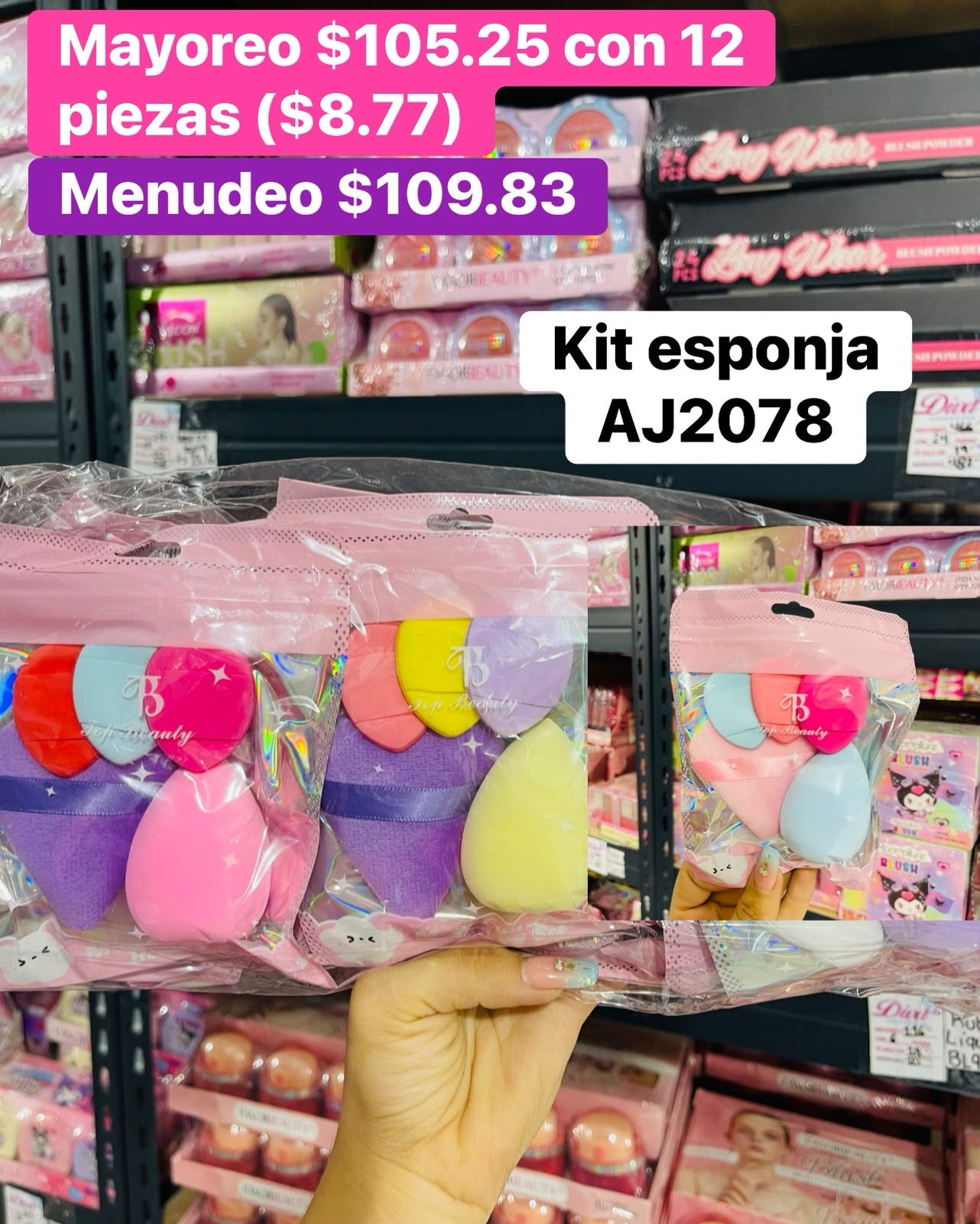 KIT ESPONJA AJ2078 B/12