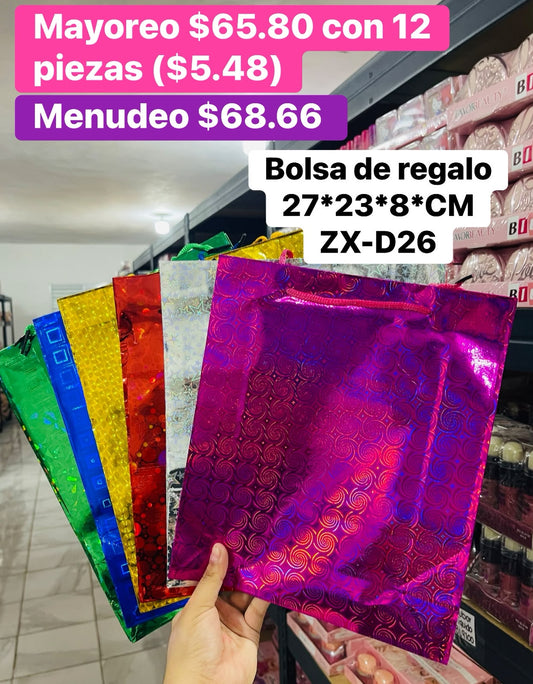 BOLSA DE REGALO ZX-D26 B/12