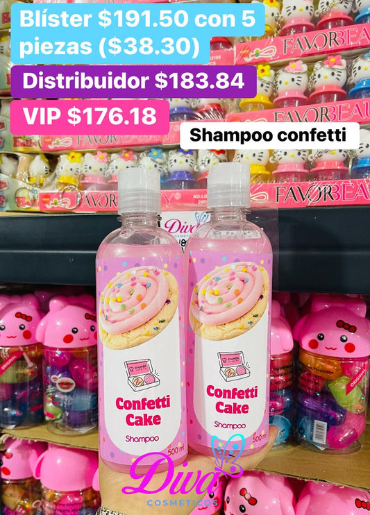 SHAMPOO CONFETTI CAKE B/5