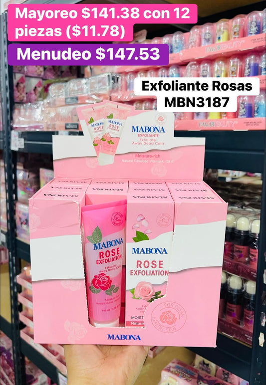 EXFOLIANTE ROSAS MBN3187 B/12