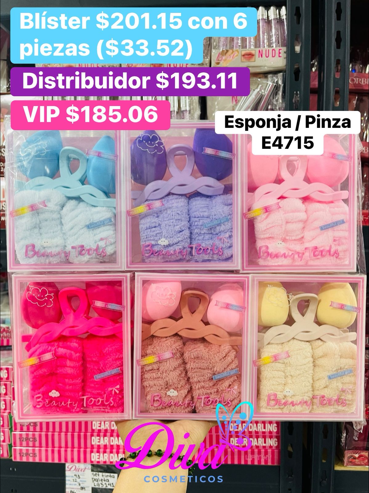 ESPONJA/PINZA E4715 B/6