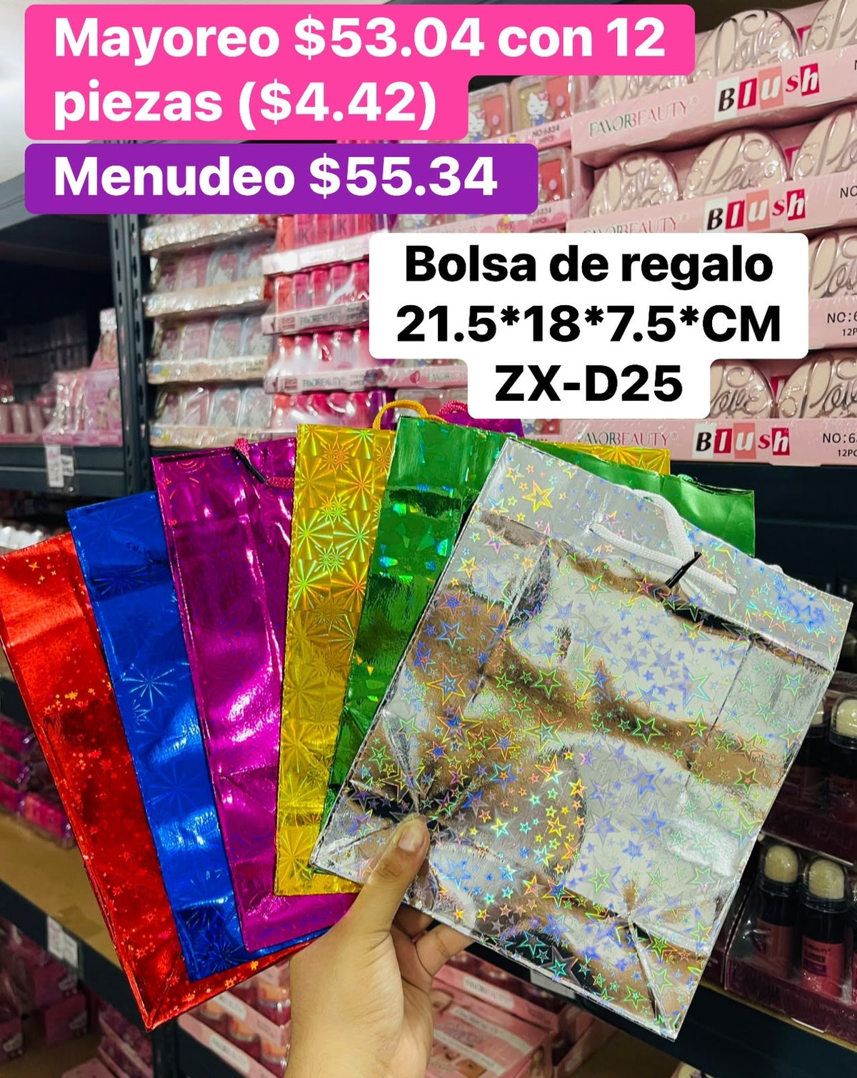 BOLSA DE REGALO ZX-D25 B/12