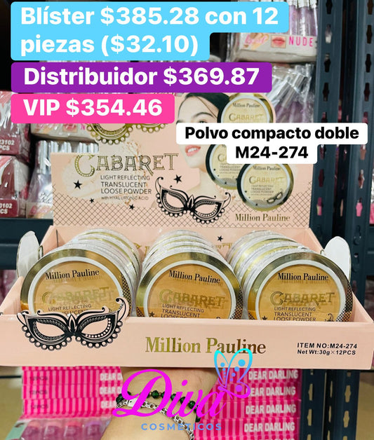 POLVO COMPACTO DOBLE M24-274 B/12