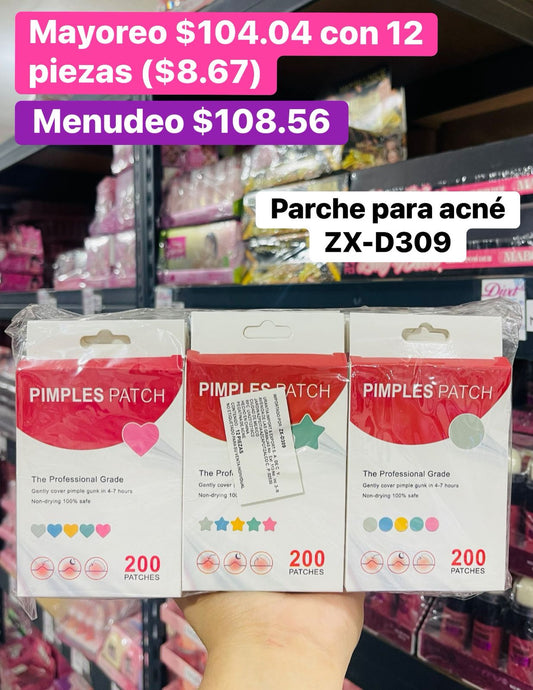 PARCHE PARA ACNE ZX-D309 B/12