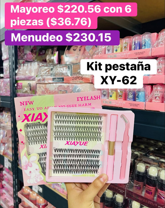 KIT PESTAÑA XY-62 B/6