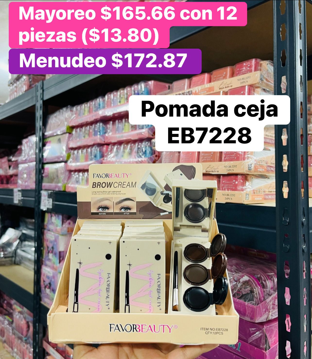 POMADA CEJA EB7228 B/12