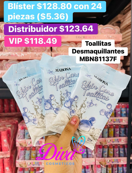 TOALLITAS DESMAQUILLANTES MBN81137F B/24