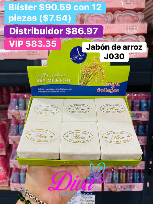 JABON DE ARROZ J030 B/12