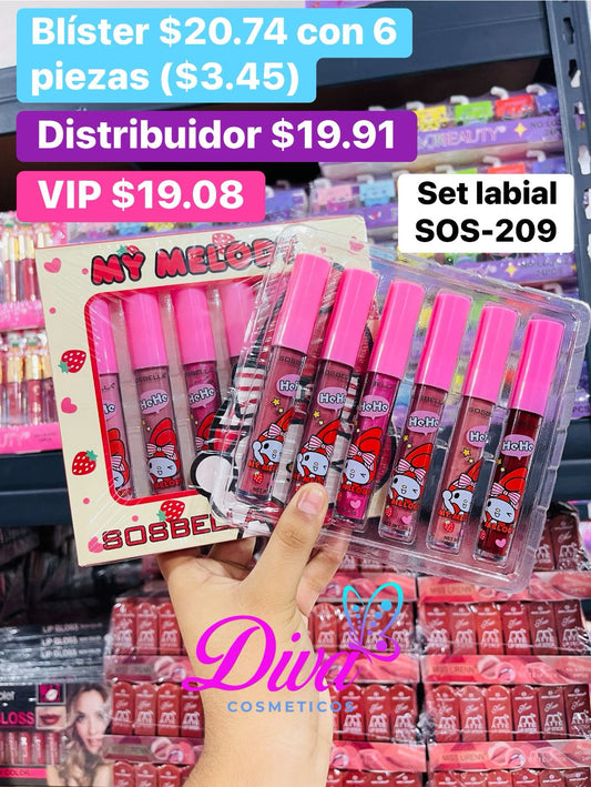 SET LABIAL SOS-209 B/6