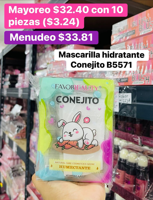 MASCARILLA CONEJO B5571 B/10