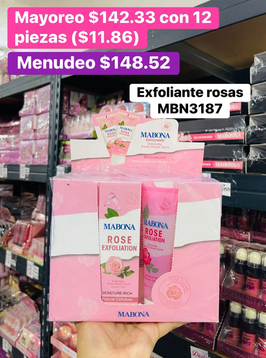 EXFOLIANTE ROSAS MBN3187 B/12
