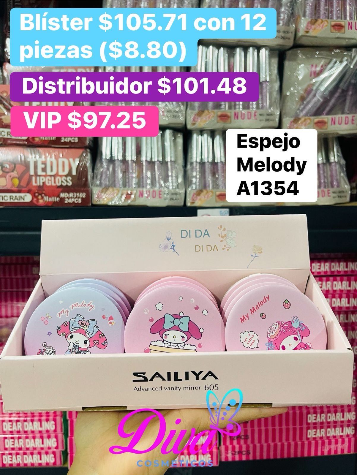 ESPEJO DOBLE A1354 B/12