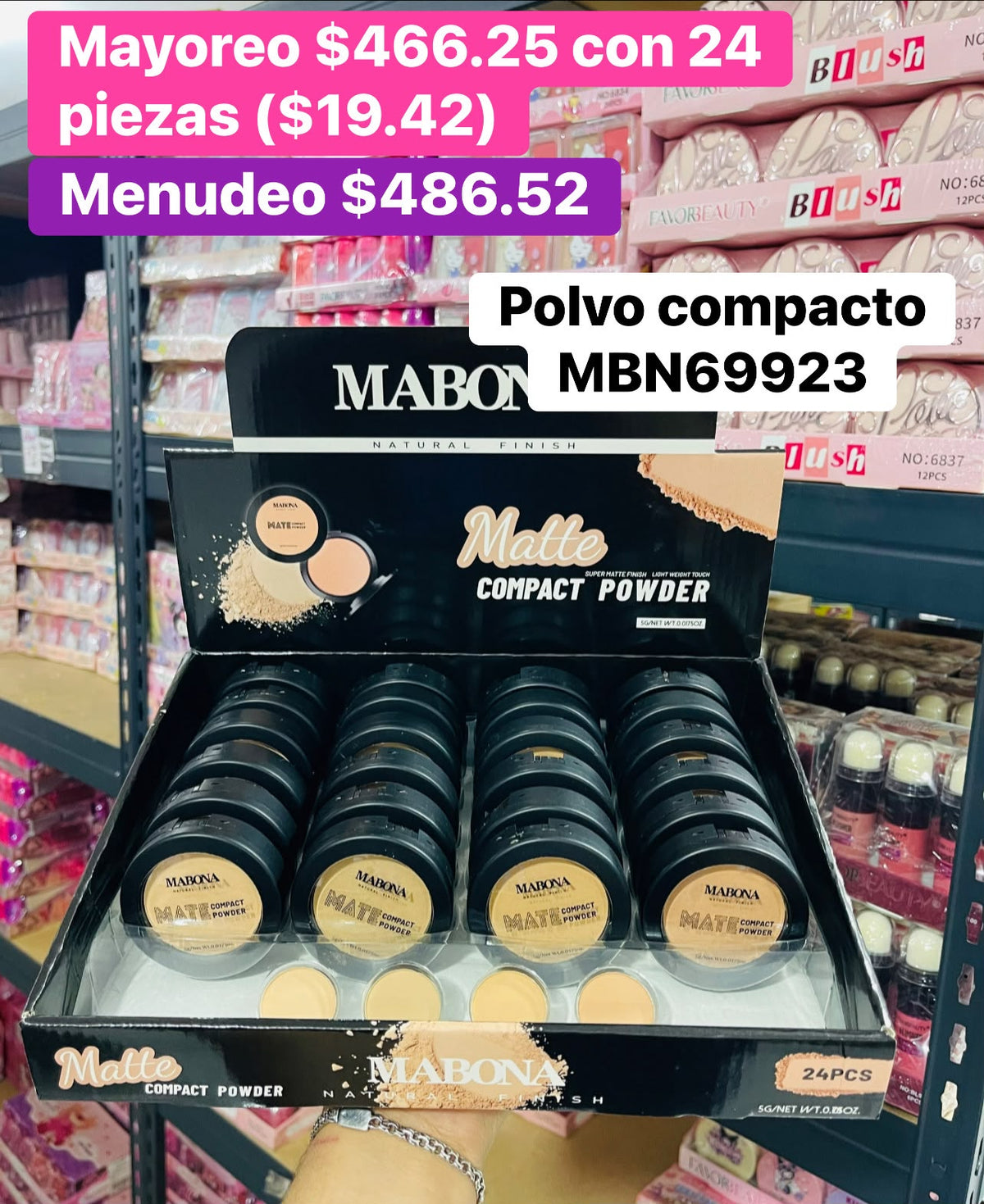 POLVO COMPACTO MBN69923 B/24