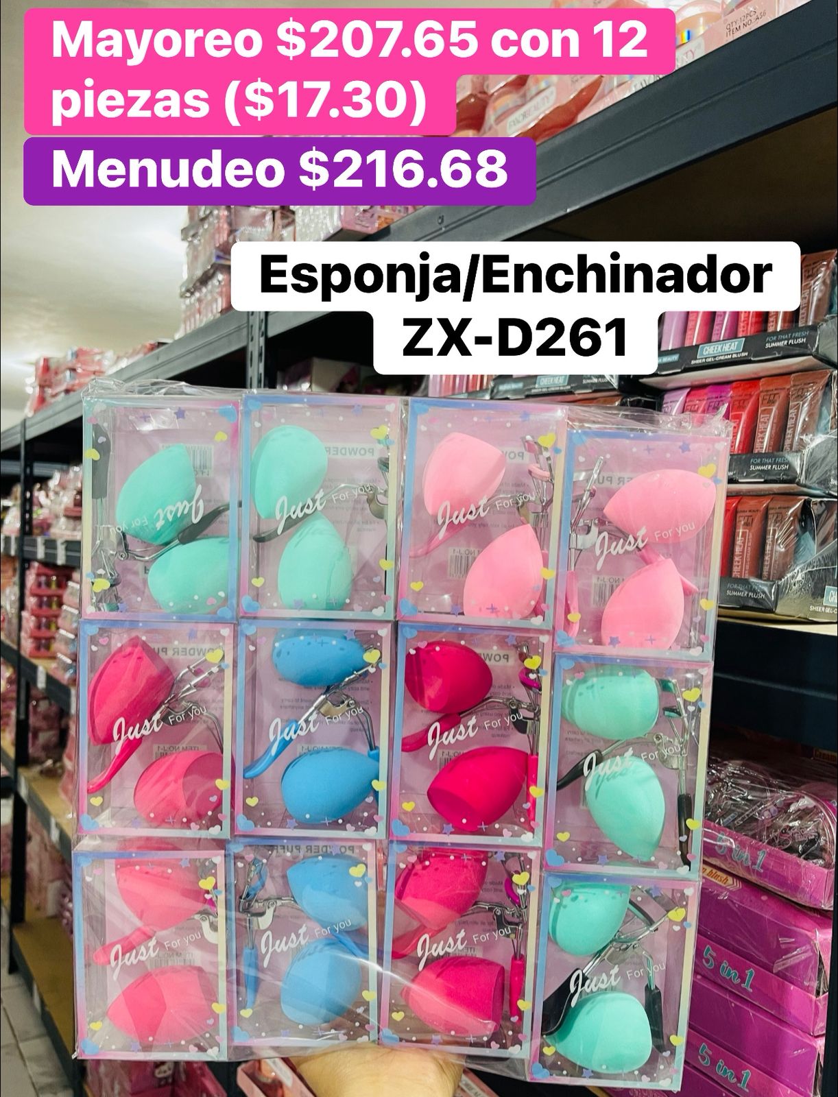 ESPONJA/ENCHINADOR ZX-D261 B/12