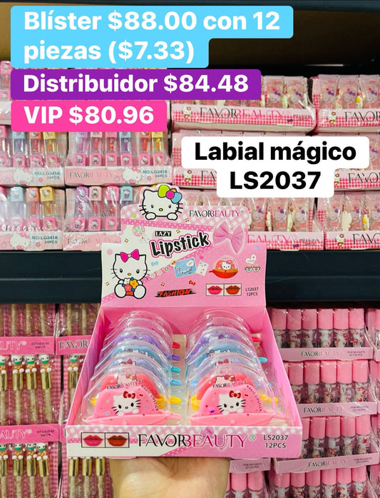 LABIAL MAGICO KITTY LS2037 B/12